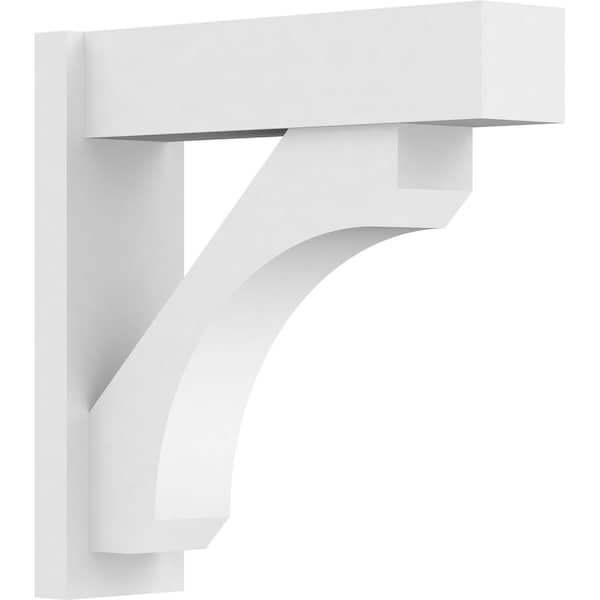 Ekena Millwork Legacy Architectural Grade PVC Outlooker with Block Ends, 7"W X 24"D X 24"H OUTP07X24X24LEC05 - main